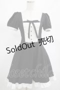 DARK IN LOVE / Magic doll black white rebel dress XS ブラック H-25-02-25-008-PU-OP-KB-ZS