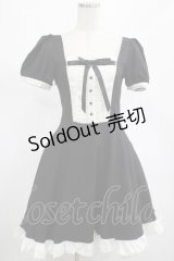 DARK IN LOVE / Magic doll black white rebel dress XS ブラック H-25-02-25-008-PU-OP-KB-ZS