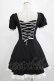 画像3: DARK IN LOVE / Magic doll black white rebel dress XS ブラック H-25-02-25-008-PU-OP-KB-ZS (3)