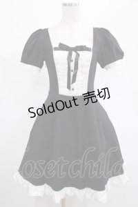 DARK IN LOVE / Magic doll black white rebel dress XS ブラック H-25-02-25-009-PU-OP-KB-ZH