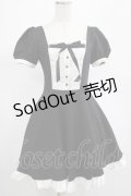 DARK IN LOVE / Magic doll black white rebel dress XS ブラック H-25-02-25-010-PU-OP-KB-ZI