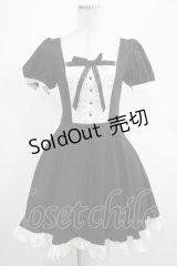 DARK IN LOVE / Magic doll black white rebel dress XS ブラック H-25-02-25-002-PU-OP-KB-ZS