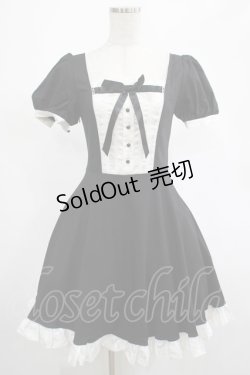 画像1: DARK IN LOVE / Magic doll black white rebel dress XS ブラック H-25-02-25-002-PU-OP-KB-ZS