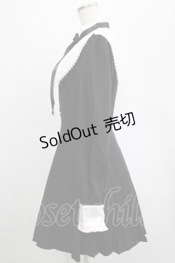 画像2: DARK IN LOVE / Gothic lolita black and white bow neck dress L ブラック H-25-02-25-016-PU-OP-KB-ZI