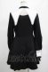 画像3: DARK IN LOVE / Gothic lolita black and white bow neck dress L ブラック H-25-02-25-016-PU-OP-KB-ZI (3)