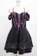 画像1: DARK IN LOVE / Harajuku purple cross sweet cool rebel dress M ブラック H-25-02-25-020-PU-OP-KB-OS (1)