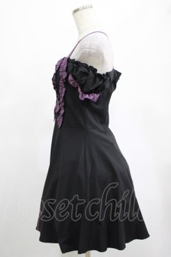 画像2: DARK IN LOVE / Harajuku purple cross sweet cool rebel dress M ブラック H-25-02-25-020-PU-OP-KB-OS