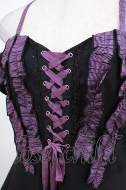 画像4: DARK IN LOVE / Harajuku purple cross sweet cool rebel dress M ブラック H-25-02-25-020-PU-OP-KB-OS