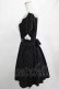 画像2: DARK IN LOVE / Alice in Wonderland contrast collar dress L ブラック H-25-02-25-024-PU-OP-KB-ZY (2)