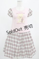 Shirley Temple / くまプリントカットソーワンピース 160 ピンク H-25-02-26-027-ET-OP-KB-ZH