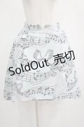 MILK / Melodyスカート  スカイブルーMusic H-25-02-26-031-ML-SK-KB-ZH