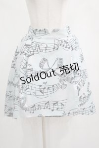 MILK / Melodyスカート  スカイブルーMusic H-25-02-26-031-ML-SK-KB-ZH