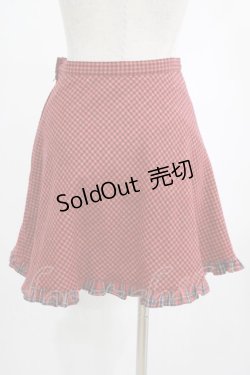 画像3: MILK / チェックフリルスカート  赤 H-25-02-26-034-ML-SK-KB-ZT204