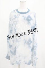 REFLEM / プリントシアートップス  ブルー H-25-02-26-046-PU-TO-KB-ZH