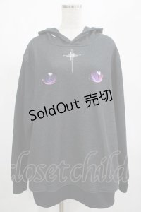 TRAVAS TOKYO / CAT EYEプリントプルパーカー  ブラック H-25-02-26-048-PU-TO-KB-ZH