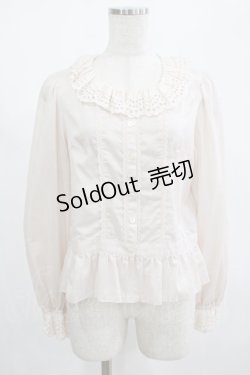 画像1: Leur Getter / カルゼワッシャーブラウス  ピンク H-25-02-26-054-LU-BL-KB-ZH