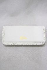 Katie / FRILL wallet  ホワイト H-25-02-26-065-LO-ZA-KB-ZH