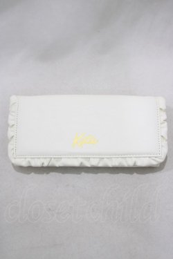 画像1: Katie / FRILL wallet  ホワイト H-25-02-26-065-LO-ZA-KB-ZH