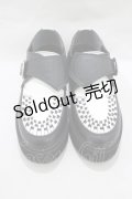 YOSUKE / 厚底ラバーソール L 黒×白 H-25-02-26-072-PU-SH-KB-ZH