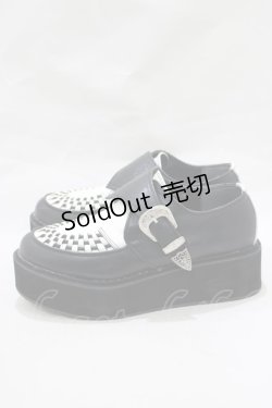 画像2: YOSUKE / 厚底ラバーソール L 黒×白 H-25-02-26-072-PU-SH-KB-ZH