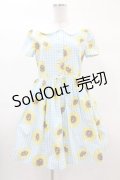 MILK / Summerフラワーワンピース  サックスギンガム H-25-02-27-1036-ML-OP-NS-ZH