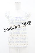 Emily Temple cute / ロゴ&クリームプリントキャミソール  オフシロ H-25-02-27-1048-ET-TO-KB-ZH