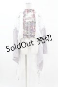 Qutie Frash / 着物パーカー FREE 白×紫 H-25-02-27-1059-QU-CO-KB-ZH