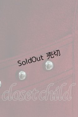 画像3: ALGONQUINS / フード付きナポレオン風ジャケット F 赤 H-25-02-27-1062-AL-CO-KB-ZT-C036