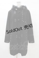 ALGONQUINS / ロングダッフルコート UNISEX 黒 H-25-02-27-1063-AL-CO-KB-ZH