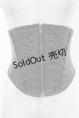 Na+H / BONEコルセット  黒 H-25-02-27-1002-PU-ZA-KB-ZH
