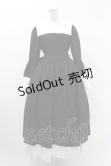 Moi-meme-Moitie / 修道女ロングワンピース 9号 ブラック×ホワイト H-25-02-27-1020-MO-OP-KB-ZH