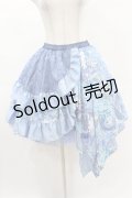 Qutie Frash / 和柄アシメパニエスカート FREE 青 H-25-02-27-1023-QU-SK-KB-ZH