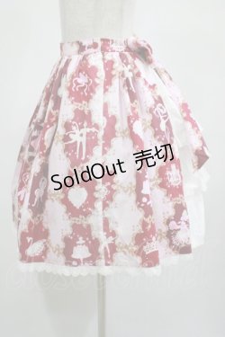 画像2: BABY,THE STARS SHINE BRIGHT / 青い月のPas de Deux柄スカート free エンジ H-25-02-28-024-BA-SK-NS-ZH
