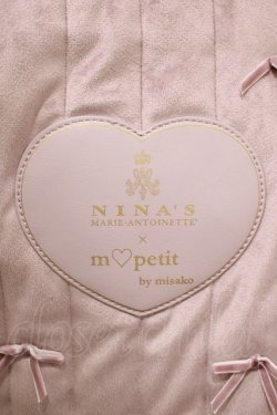 画像3: m petit by misako / NINA'Sコラボベロアリボン2wayバッグ  ピンク H-25-02-28-029-LO-BG-NS-ZH