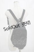 axes femme / ビッグローズリュックサック  ブラック H-25-02-28-031-AX-BG-NS-ZH
