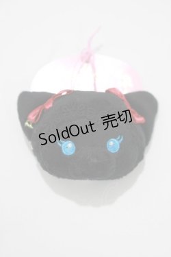 画像1: BABY,THE STARS SHINE BRIGHT / ねこくみゃちゃんクリップブローチ  ブラック H-25-02-28-041-BA-AC-NS-ZH