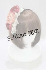 Innocent World / 3つのハ ラとレースのカチューシャ  ワイン H-25-02-28-044-IW-AC-NS-ZH