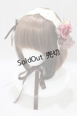 画像1: Innocent World / 花の女神フローラヘッドドレス  ショコラ H-25-02-28-047-IW-AC-NS-ZH