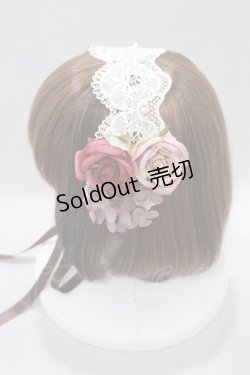 画像2: Innocent World / 花の女神フローラヘッドドレス  ショコラ H-25-02-28-047-IW-AC-NS-ZH