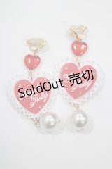 Angelic Pretty / Sprinkle Heartイヤリング  レッド H-25-02-28-048-AP-AC-NS-ZH