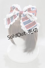 BABY,THE STARS SHINE BRIGHT / ねこくみゃちゃんのHappy Meow Meow Present柄リボンカチューシャ  ネイビー H-25-02-28-056-BA-AC-NS-ZH