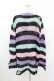画像2: KILL STAR / Pastel Punk Knit Sweater M 黒×ピンク×パープル×ミント H-25-02-28-1050-SL-TO-KB-ZH (2)