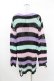 画像2: KILL STAR / Pastel Punk Knit Sweater M 黒×ピンク×パープル×ミント H-25-02-28-1052-SL-TO-KB-ZH (2)