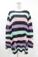 画像1: KILL STAR / Pastel Punk Knit Sweater M 黒×ピンク×パープル×ミント H-25-02-28-1055-SL-TO-KB-ZH (1)