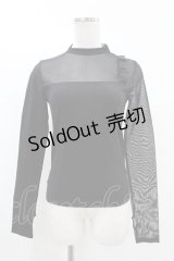 KILL STAR / Dark Reality Mesh Top XS ブラック H-25-02-28-1006-SL-TO-KB-ZS