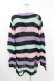 画像2: KILL STAR / Pastel Punk Knit Sweater S 黒×ピンク×パープル×ミント H-25-02-28-1059-SL-TO-KB-ZH (2)