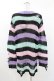 画像2: KILL STAR / Pastel Punk Knit Sweater XS 黒×ピンク×パープル×ミント H-25-02-28-1064-SL-TO-KB-ZH (2)