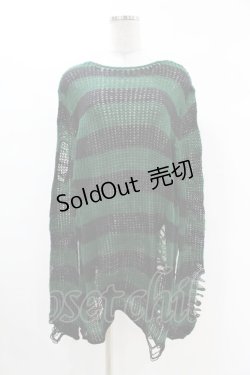 画像1: KILL STAR / Absinthe Knit Sweater S グリーン H-25-02-28-1010-SL-TO-KB-ZH