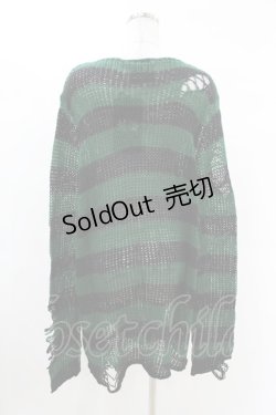 画像2: KILL STAR / Absinthe Knit Sweater S グリーン H-25-02-28-1012-SL-TO-KB-ZS