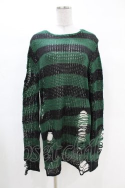 画像1: KILL STAR / Absinthe Knit Sweater XS グリーン H-25-02-28-1014-SL-TO-KB-ZH